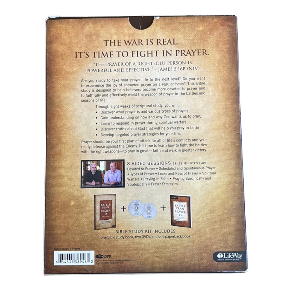 Bible Study- The Battle Plan for Prayer Bible Study Kendrick & Kendrick- New - Picture 2 of 9